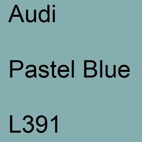 Audi, Pastel Blue, L391.